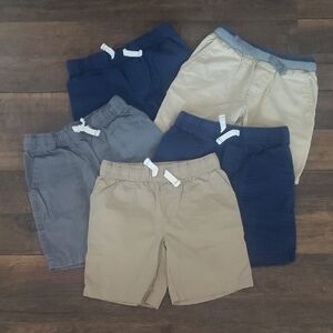 Carter's Kids Shorts Set - Navy, Gray, Tan